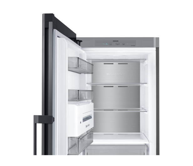 Lodówka Samsung RR39C76C322 EF Bespoke No Frost 186cm Czarne Szkło AI 387L - 1351931 - zdjęcie 7